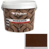 Polisan Wood&wood Anti Aging Ahşap Verniği Yarı Mat Su Bazlı Ahşap Boyası 2,5 Lt - FINDIK - 2.5 LT