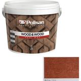 Polisan Wood&wood Anti Aging Ahşap Verniği Yarı Mat Su Bazlı Ahşap Boyası 2,5 Lt - KİRAZ - 2.5 LT