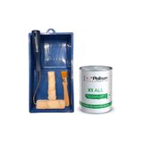 Polisan X1 ALL Kendinden Vernikli Suya Ve Isıya Dayanıklı Çizilmez Boya SETİ (BEYAZ 0,75 L)