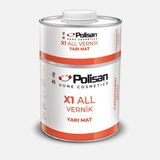 Polisan X1 All Vernik Yarı Mat Şeffaf 0,60L - 600 ml