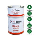 Polisan X1 All Vernik Yarı Mat Şeffaf Çift Bileşenli 0.6 Kg seffaf-ipeksi-mat