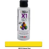 Polisan X1 Art Multisurface Limon Sarı 120 ml Hobi Boyası