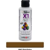Polisan X1 Art Oksit Kahve 120 ml Multisurface Hobi Boyası