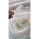 Poliüretan Bakır Telli Şeffaf Toz Talaş Emiş Hortum ( İç Çap 52Mm) ( 3Mt) Pu 070