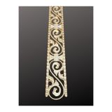 Poliüretan Dekoratif Duvar&Tavan Çıta Bordürü -Bronz Renk (EN:10 CM-BOY:100 CM)-Duvar Süsü BRONZ(PATİNA) 100 x 9