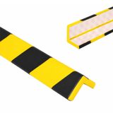 Poliüretan kenar koruması, kendinden yapışkanlı, 100 x 4 x 4 cm, L şeklinde | Darbe koruması ve marş koruması, köşe koruma profili, çarpma önleyici çıta, duvar köşeleri, garaj, depo, atölye, sanayi için