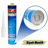 Poliüretan Pu Mastik Siyah Genel Amaçlı Silikon 280 Ml