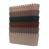Poliwork Akasya Kaktüs Saksısı Triple Pastel Mix 5,5 cm 6'lı 0,3 Lt