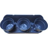 Poliwork Askılı Balkon Saksı 3'lü Set 3,3 Lt – Korkuluk Tipi Askılı Balkon Çiçek Saksı Seti