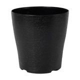 Poliwork Gardenya 26CM Plastik Siyah Saksı 5'li