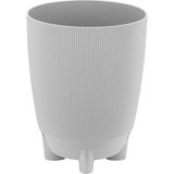 Poliwork Luna Ayaklı Modern Saksı 4 Lt 182x237 mm - Estetik İç Mekan Saksısı - Gri