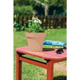 Poliwork Tabaklı Plastik Saksı 4 Lt – 20x19 cm Yuvarlak Çiçek ve Bitki Saksısı
