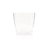 Poliwork Vanda Tabaklı Saksı - Şeffaf - 1,6 Lt
