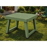 Poliwork Xx Large Katlanır Plastik Masa 70X50X60 cm Bahçe Balkon Kamp Piknik Sehpası Koyu Gri - Yeşil