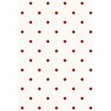Polka Dot Notebook: Minimalist Off-White and Red Polka Dot Journal for School, Work, Business & Everyday Notes | 6” x 9” | 100 Lined Pages
