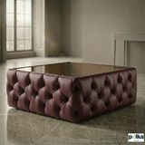 Polka Sofa Retro Deri Serisi Orta Sehpa - Bordo