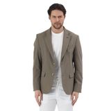 Polli Erkek Vizon Polyamid-Teknik Esnek Yazlık Serin Tutan Yarım Astarlı Slim Fit Spor Blazer Ceket Vizon 54