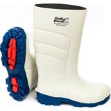 Polly Boot Beyaz / Mavi Pu Çizme No:42 - Beyaz - Mavi