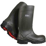Polly Boot Çelik Burunlu Haki/Siyah Çizme Güvenlik Standardı ile Su Geçirmez Özellikli - Siyah - Haki
