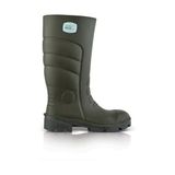 Polly Boot Çelik Burunlu Uzun Pvc Çizme Yeşil Renkli Güvenlik Ayakkabısı