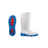 Polly Boot Çizme 101 Beyaz Mavi (Çelik Burunsuz)