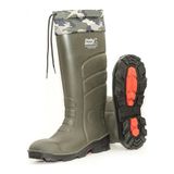 Polly Boot Galaxy Vega 04 Boğazlı 37+6 cm Haki Renk Çelik Burunsuz Çizme Avcı Botu Kamp Botu Balıkçı Botu Kamuflajlı - 40
