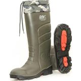 Polly Boot Galaxy Vega O4 Boğazlı Uzun Çizme Kamuflaj Haki/Siyah-42