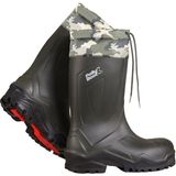 Polly Boot Kmf Boğazlı K.haki / Siyah Çizme No:41