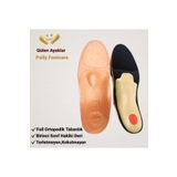 POLLY FOOTCARE GÜLEN AYAKLAR Içe Basma ,düz Ve Çukur Tabanlar Için Hakiki Derili Ortopedik Taban- Naturel