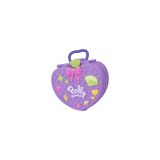 Polly Pocket bebekler ve sırt çantası şeklinde oyun seti Lunapark temasına uygun mini golf sahası, dönme dolap, oyuncak arabalar, dönen fincanlar, yemek standları, evcil hayvan ve aksesuarlar, JFV15