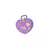 Polly Pocket bebekler ve sırt çantası şeklinde oyun seti Lunapark temasına uygun mini golf sahası, dönme dolap, oyuncak arabalar, dönen fincanlar, yemek standları, evcil hayvan ve aksesuarlar, JFV15