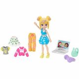 Polly Pocket GDM01 - Polly-Mavi Elbise Moda Aksesuarları Seti