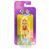 Polly Pocket HKV80 Mor Saçlı Mavi Patenli Arkadaşlar Figür