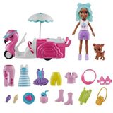 Polly Pocket HWP24 Filamingo Motosiklet ve Tropik Aksesuarlar