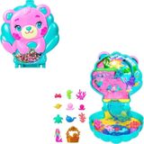 Polly Pocket JFG56 - Glitter Island Maceraları Kompakt Oyun Seti