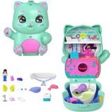 Polly Pocket JFG56 - Yeşil Kedi Maceraları Kompakt Oyun Seti