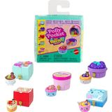 Polly Pocket Tiny Takeout Reveal Çeşitli, oyuncak bebek ve araba kutusu, yemek temalı araç koleksiyonu, sürprizler dahil, JCR44