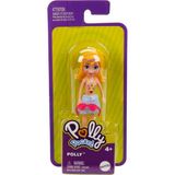 Polly Pocket ve Arkadaşları Figür - Polly-Mavi Etek - Mavi-Beyaz-Altın