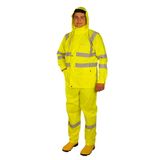 Polly Rain Pu Alt Ust Takim Reflektorlu Yagmurluk