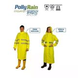 Polly Rain Pu+Polyester Pardesü Yağmurluk Reflektörlü