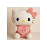 Polly Toys Hello Kitty Peluş Oyuncak 40 cm Pamuk Kumaş Yumuşak Doku ile Kız Çocuklar İçin