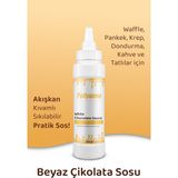 Pollyanna Beyaz Çikolata Sos 320 Gr - Waffle & Pankek & Krep & Tatlı Sosu - 1 Adet