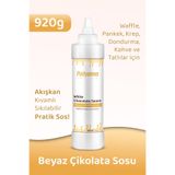 Pollyanna Beyaz Çikolata Sos 920 Gr - Waffle & Pankek & Krep & Tatlı Sosu