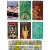 Pollyanna / Peter Pan / Muhteşem Oz Diyarı / Alice Harilakar Diyarında / Pinokyo / Oz Büyücüsü 6 Kitap Set (Matematik Öğreten Cetvel)