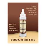 Pollyanna Sütlü Çikolata Sos 320 Gr - Waffle & Pankek & Krep & Tatlı Sosu