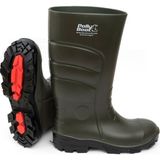 Pollyboot K.haki/siyah Pu Çizme No:46
