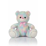 POLLYTOYS PELÜŞ OYUNCAKTA DÜNYA MARKASI Ayıcık Gökkuşağı Kurdeleli 60 cm - Renkli & Hediyelik Peluş Oyuncak