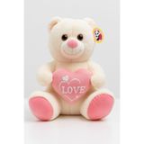 POLLYTOYS PELÜŞ OYUNCAKTA DÜNYA MARKASI Ayıcık Kalpli Peluş Oyuncak 55 cm - Sevimli & Yumuşak