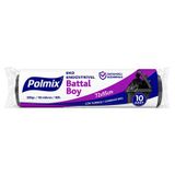 Polmix 300 Gr Eko Endüstriyel Battal Boy Çöp Poşeti 72*95 Cm Rulo Siyah (4'Li Paket)