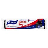Polmix 400 Gr Endüstriyel Jumbo Boy Çöp Poşeti 80*110 Cm Rulo Siyah (3'Li Paket)